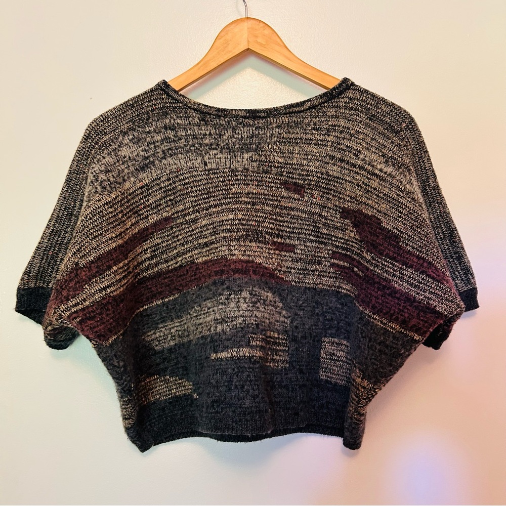 Homemade batwing Wool blend  sweater top. Size S